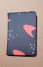 Load image into Gallery viewer, Atomic Boomerang Passport Cover in Red, Black, and White
