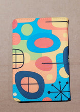 Load image into Gallery viewer, Vibrant Mid Century Inspired Passport Cover
