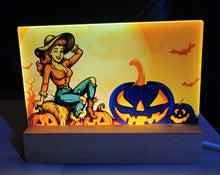 Load image into Gallery viewer, Pumpkin Patch Pinup Nightlight
