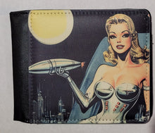 Load image into Gallery viewer, Men's Science Fiction Pinup Wallet (Style 3)
