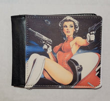 Load image into Gallery viewer, Men's Science Fiction Pinup Wallet (Style 2)

