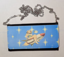 Load image into Gallery viewer, Science Fiction Pinup Wristlet/Wallet/Crossbody (Style 3)
