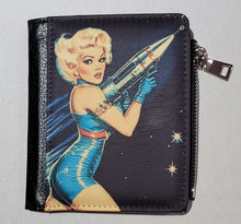 Load image into Gallery viewer, Women's Small Science Fiction Pinup Wallet
