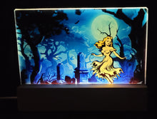 Load image into Gallery viewer, Cemetery Pinup Ghost Nightlight
