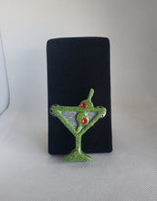 Load image into Gallery viewer, Large Martini Glass Brooch
