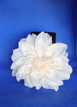 Load image into Gallery viewer, Dahlia Hair Flower in Champagne
