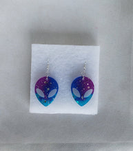 Load image into Gallery viewer, Galaxy Alien Earrings
