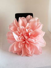 Load image into Gallery viewer, Large Dahlia Hair Flower in Pink
