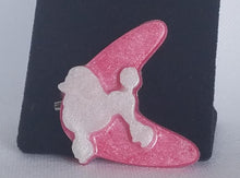 Load image into Gallery viewer, Atomic Boomerang and Poodle Brooch (Small)
