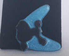 Load image into Gallery viewer, Atomic Boomerang and Poodle Brooch (small)
