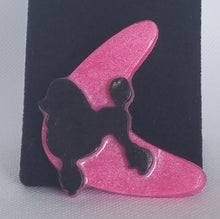 Load image into Gallery viewer, Atomic Boomerang and Poodle Brooch
