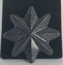 Load image into Gallery viewer, Atomic Starburst Brooch in Black
