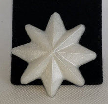 Load image into Gallery viewer, Atomic Starburst Brooch in Shimmery White
