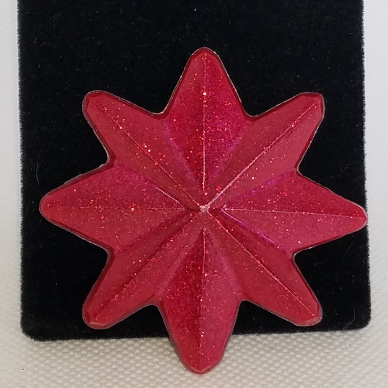 Atomic Starburst Brooch