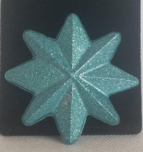 Load image into Gallery viewer, Atomic Starburst Brooch in light blue
