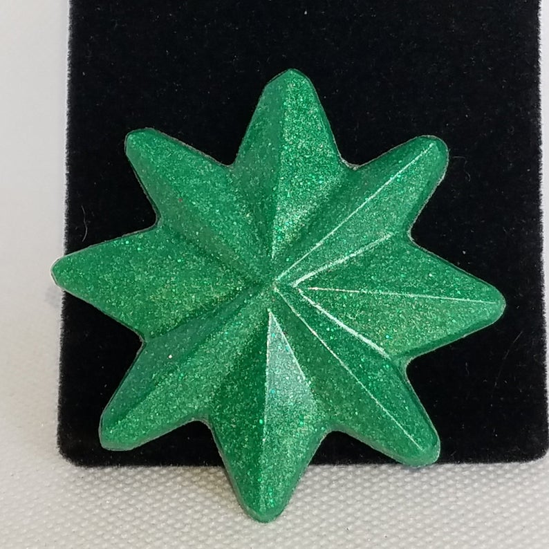 Atomic Starburst Brooch