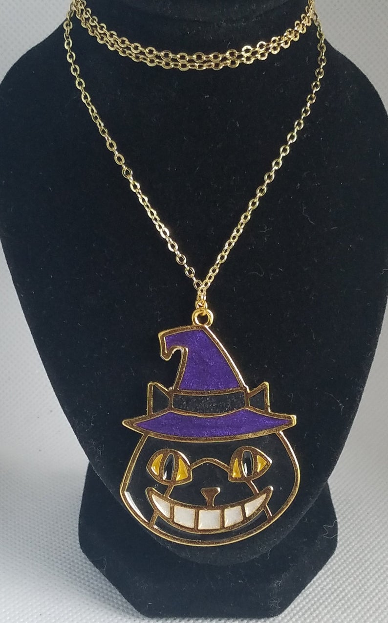 Witch Kitty Necklace