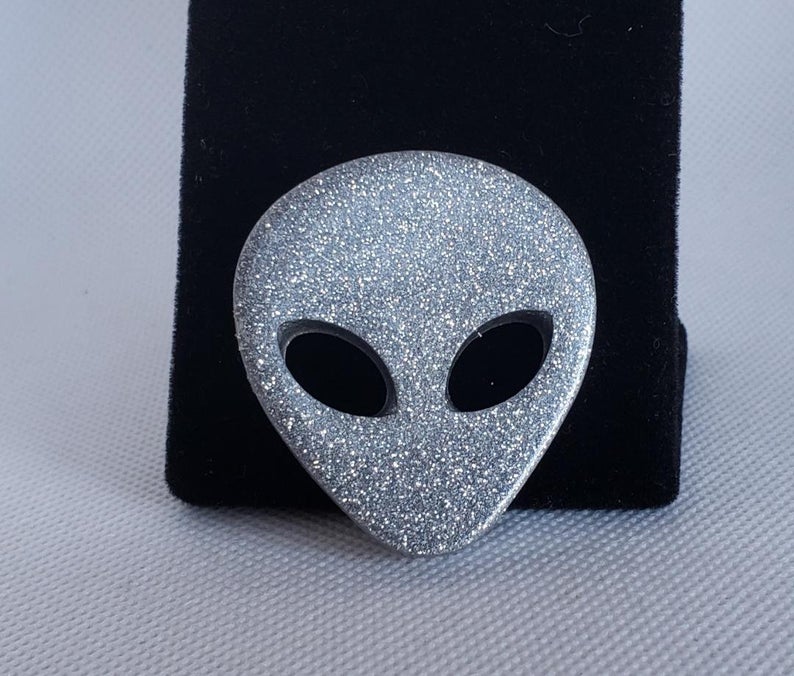 Alien Brooch