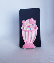 Load image into Gallery viewer, Large Milkshake Brooch in Hollywood Pink
