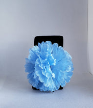 Load image into Gallery viewer, Carnation Hair Flower in Blue
